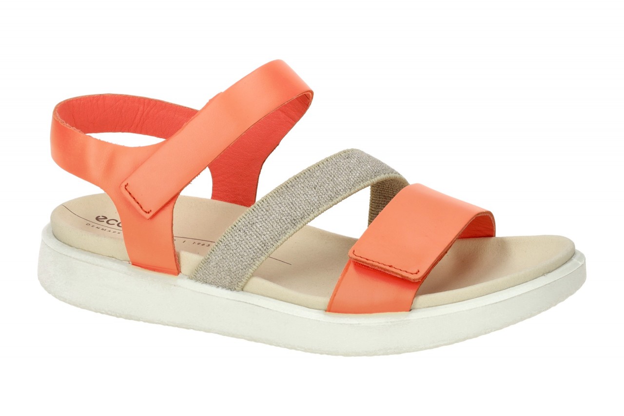 Ecco FLOWT 27371302259 orange - Riemchen Sandale f?r Damen 1 Ecco FLOWT 27371302259 orange - Riemchen Sandale f?r Damen