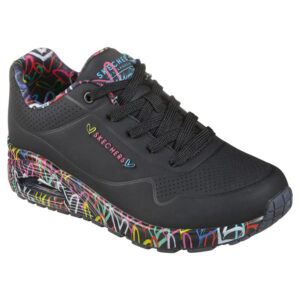 Skechers Street UNO LOVING LOVE Sneakers Women JGoldcrown schwarz