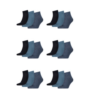 18 Paar Puma Unisex Quarter Socken Sneaker Gr. 35 - 49  für Damen Herren Füßling...