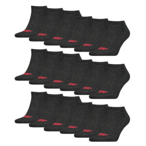 18 Paar Levis 168SF Low Cut Batwing Logo Unisex Socken Sneakersocken Strümpfe 90...