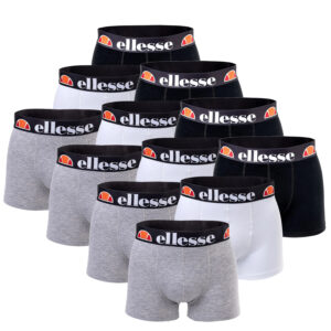 Ellesse Boxershorts Fashion Boxer Herren Trunk Shorts Unterwäsche 12er Pack
