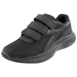 Diadora Herren Eagle 5 V Unisex Sneaker Turnschuh Schwarz Klettverschluss