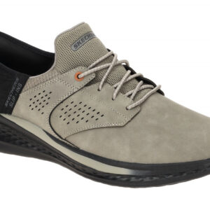 Skechers SLADE 210890 CMNT grau - Slipper f?r Herren