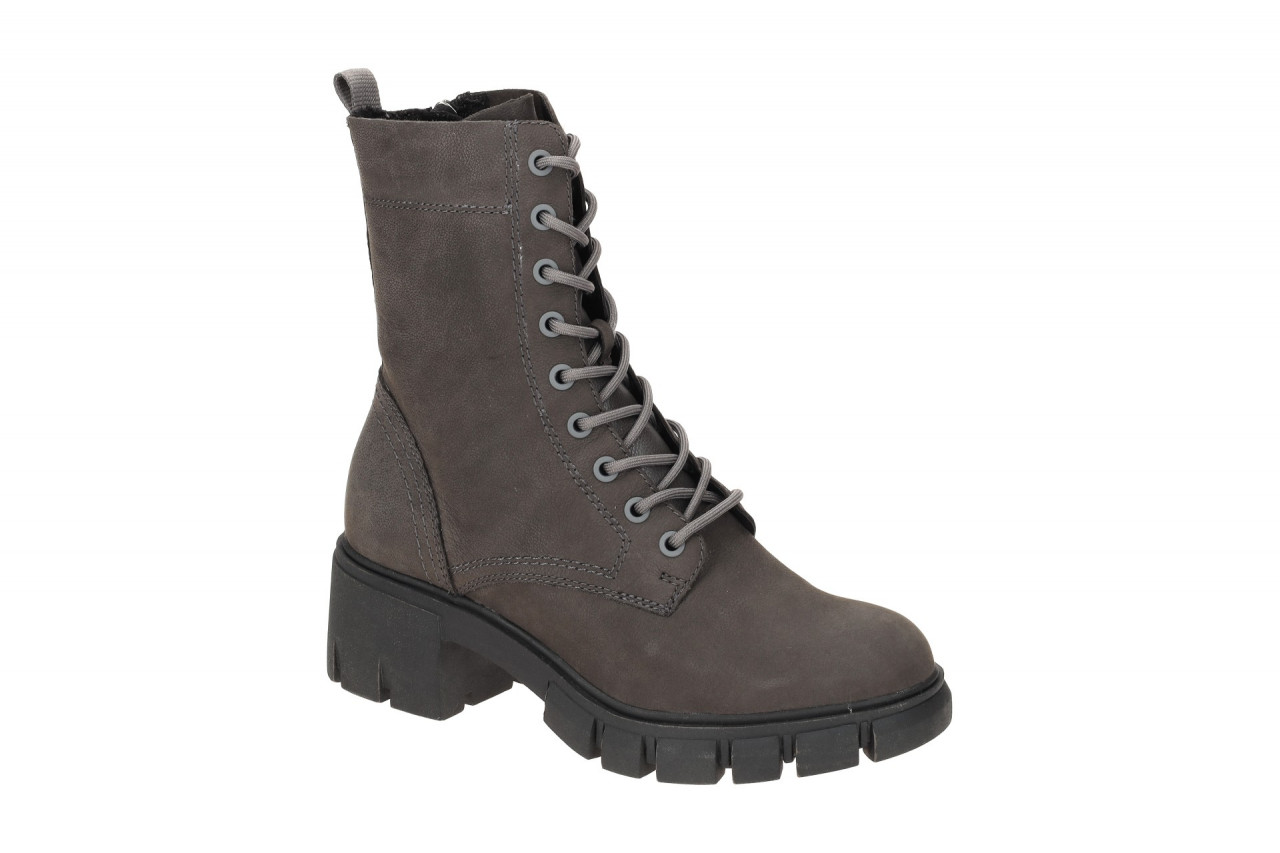 Tamaris Schn?r Stiefel Boots grau 1-25272-41 1 Tamaris Schn?r Stiefel Boots grau 1-25272-41