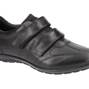 Geox Respira Symbol D Halbschuhe in schwarz Klettverschluss