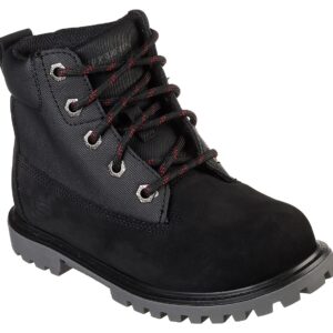 Skechers Kinder Mecca - OUTER VENTURE Unisex Halbstiefel Boots 93164L Schwarz