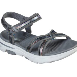 Skechers O-T-G Womens Sandals GO WALK 5 CELESTIAL Sandalen Women Grau