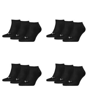 12 Paar Puma Sneaker Invisible Socken Gr. 35 - 49 Unisex für Damen Herren Füßlin...