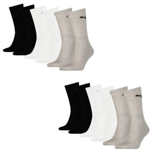 12 Paar Puma Socken Cush Crew Sportsocken Tennis Socken Unisex
