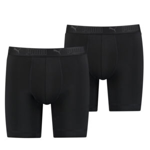 PUMA lange Boxershorts Herren 2er Pack Sport Mikrofaser + elastisch / Funktionsu...