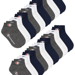 18 Paar Champion Quarter Socken Gr. 35 - 46 Unisex Sneaker Kurzsocken