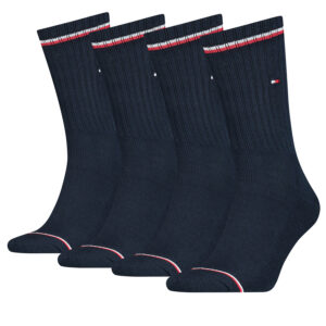 4 Paar TOMMY HILFIGER Herren ICONIC Socken Gr. 39 - 49 Tennis Socken