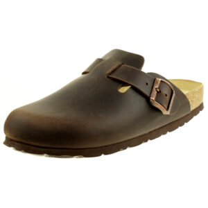 Rohde Grado Herren Pantoffeln Hausschuhe Clog 6698 braun LEDER