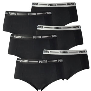 6er Pack Puma Iconic Mini Short Damen Panty Slip Shorty Unterwäsche Unterhose
