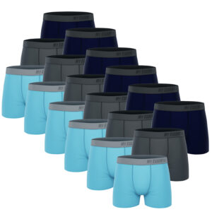 18 er Pack My Essential Clothing Basic Boxershorts Cotton Bio Herren Shorts Unte...