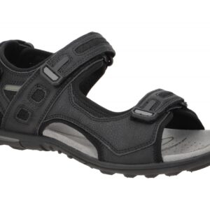 Geox TEVERE U259CB 0EK14C9999 schwarz - Sandale f?r Herren