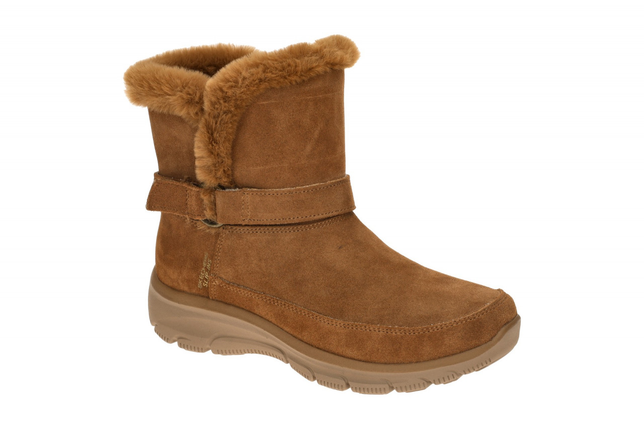 Skechers EASY GOING 168051 CSNT braun - bequeme Stiefelette f?r Damen 1 Skechers EASY GOING 168051 CSNT braun - bequeme Stiefelette f?r Damen