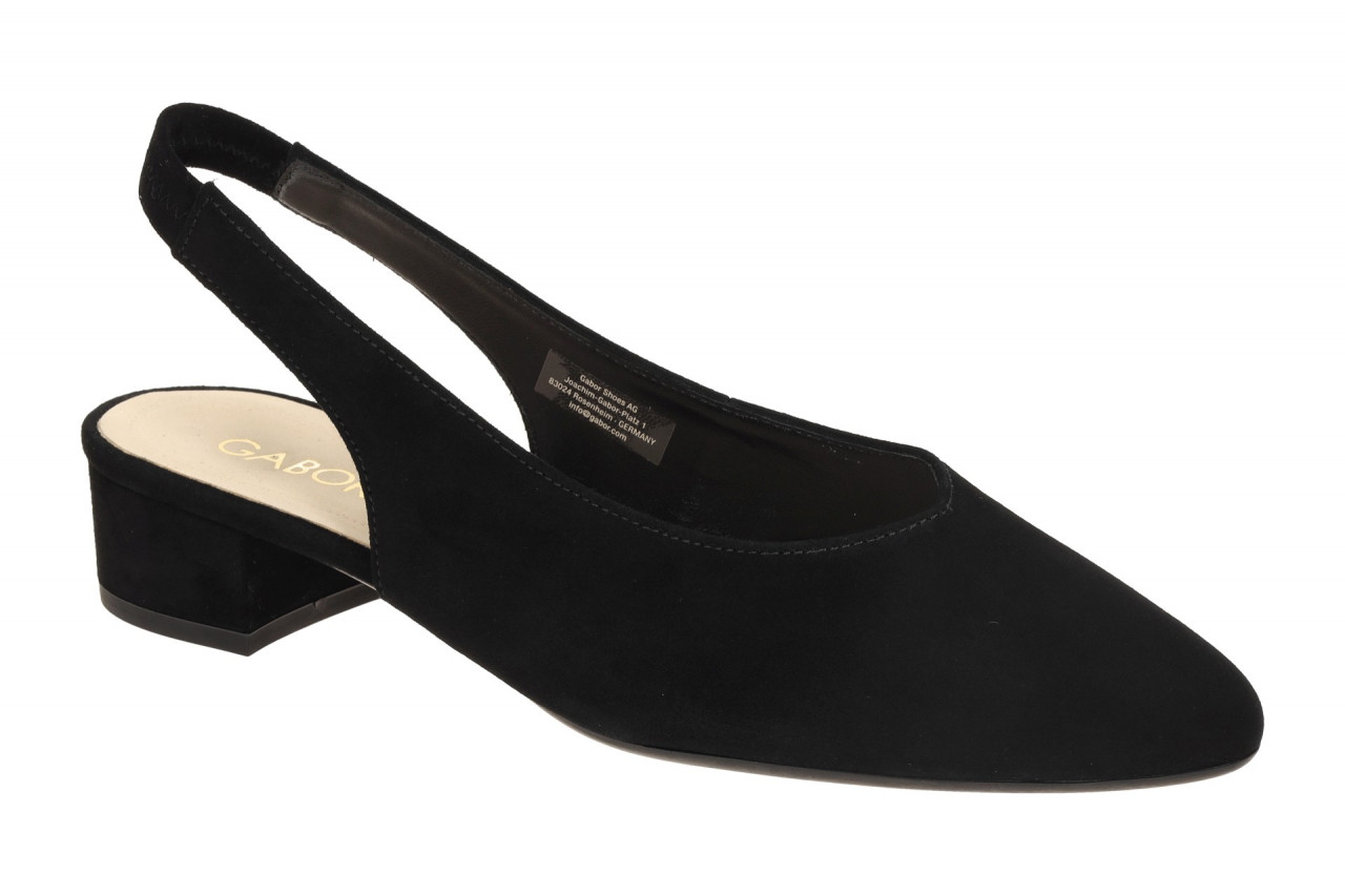 Gabor 81.520.17 schwarz - Sling Pumps f?r Damen 1 Gabor 81.520.17 schwarz - Sling Pumps f?r Damen