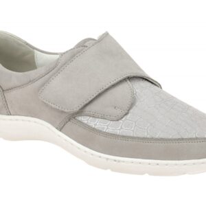 Waldl?ufer HENNI 496H31 316 070 hell-grau - bequeme Slipper f?r Damen