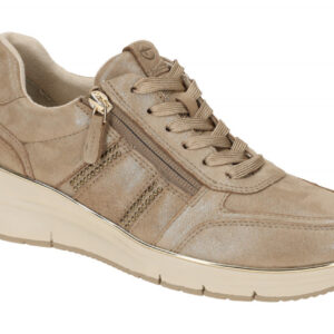 Tamaris Schuhe Sneaker taupe Goldschimmer 1-23763-43