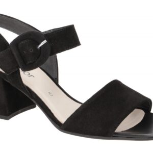 Gabor 81.710.17 schwarz - Riemchen Sandale f?r Damen