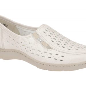 Waldl?ufer HENNI 496501 172 111 grau - bequeme Slipper f?r Damen