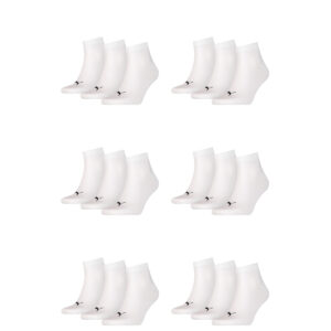 18 Paar Puma Unisex Quarter Socken Sneaker Gr. 35 - 49  für Damen Herren Füßling...