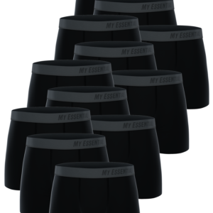 12 er Pack My Essential Clothing Basic Boxershorts Cotton Bio Herren Shorts Unte...