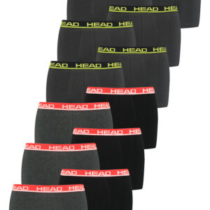 Head Herren Basic Boxer Pant Shorts Unterwäsche Unterhose 12 er Pack
