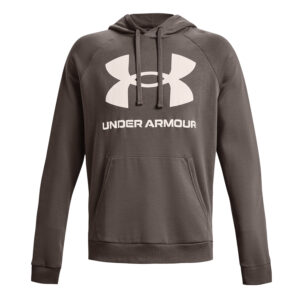 Under Armour Rival Fleece Big Logo Hoodie Herren Sweatshirt 1357093 176 braun