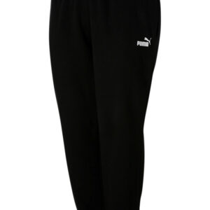 PUMA Damen ESS Sweatpants FL CL Plus OVERSIZE Jogginghose 846865 Schwarz