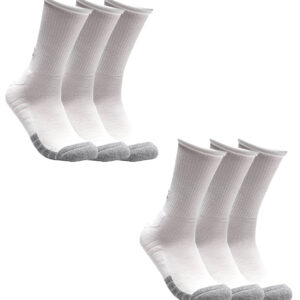 6 Paar Under Armour HeatGear Crew Socken Unisex Sportsocken