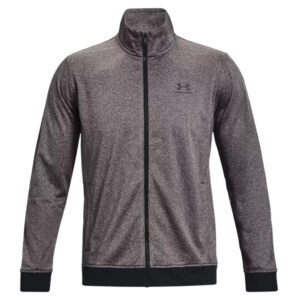Under Armour Sportstyle Tricot Jacket Full Zip Herren Trainingsjacke 1329293 gra...
