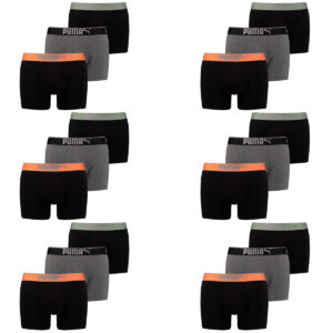 Puma Herren Boxershort Lifestyle Sueded Cotton 18 er Pack