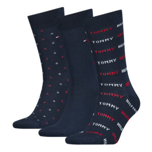 3 Paar Tommy Hilfiger Herren TH Men Giftbox 3P Gr. 39 - 46 Business Socken Gesch...