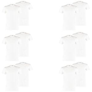 12 er Pack Puma Basic Crew T-Shirt Men Herren Unterhemd Rundhals