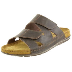 Rohde Herren EASYS Pantoletten Hausschuhe Sandale 5914 braun