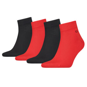 Calvin Klein Quarter Sneaker Socken Herren Kurzsocke 4 Paar