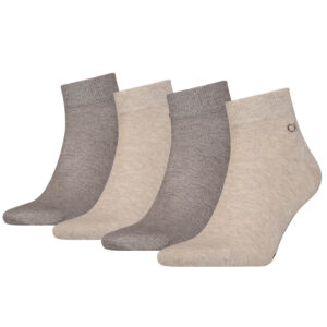 Calvin Klein Quarter Sneaker Socken Herren Kurzsocke 4 Paar