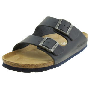 Rohde Herren Pantoletten GRADO Hausschuhe Clogs 5925 Blau