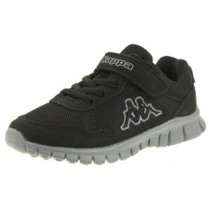 Kappa Unisex Kinder Sneaker Turnschuh 260982BCK 1116 Black/Grey