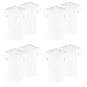 8 er Pack Puma Basic Crew T-Shirt Men Herren Unterhemd Rundhals