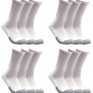 12 Paar Under Armour HeatGear Crew Socken Unisex Sportsocken