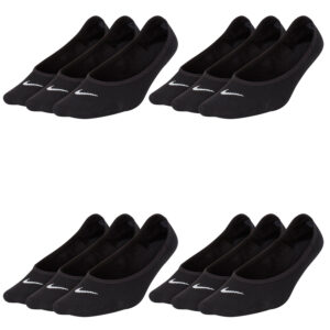 12  Paar Nike Women Everyday Lightweight Footie Socken Füßlinge Damen SX4863