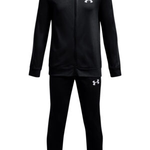 Under Armour Kids Knit Track Suit Trainingsanzug Jogginganzug 1363290 Schwarz