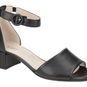 Gabor 62.902.27 schwarz - Riemchen Sandale f?r Damen