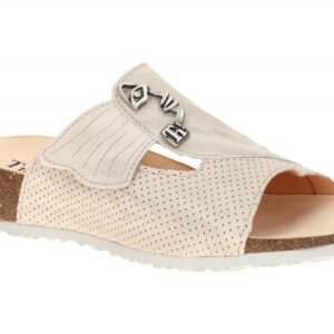 Think MIZZI 3-000124-2050 offwhite - bequeme Pantolette f?r Damen