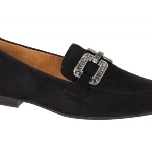 Gabor 65.210.17 schwarz - elegante Slipper f?r Damen