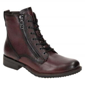 Tamaris Stiefel Schn?r Boots rot bordo 1-25211-43