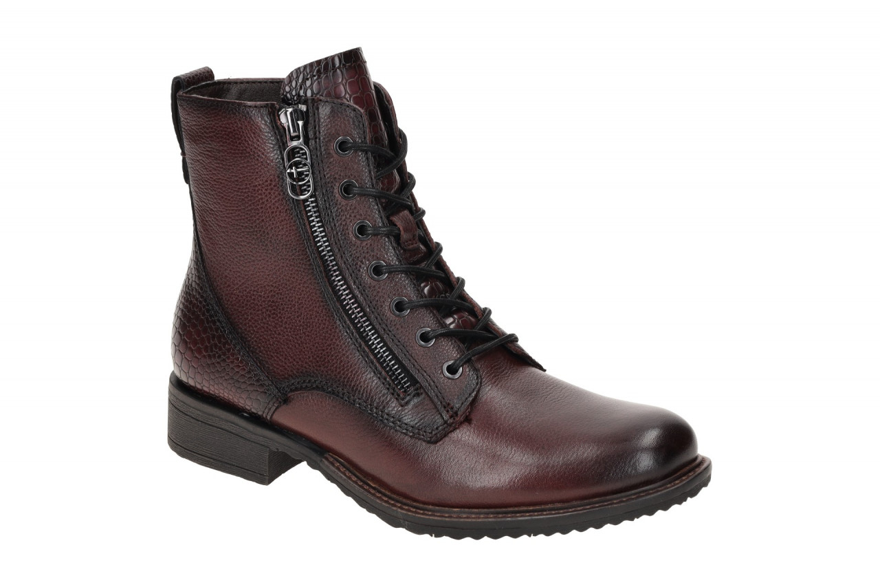 Tamaris Stiefel Schn?r Boots rot bordo 1-25211-43 1 Tamaris Stiefel Schn?r Boots rot bordo 1-25211-43